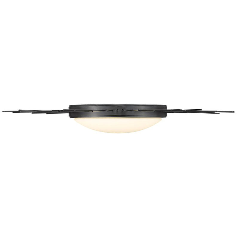 Golden 9126-FM24 BLK-OP LED Flush Mount, Matte Black