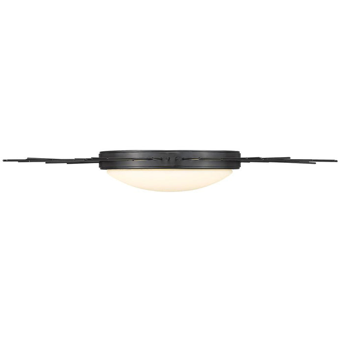 Golden 9126-FM24 BLK-OP LED Flush Mount, Matte Black