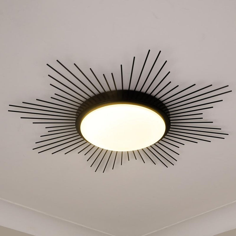 Golden 9126-FM24 BLK-OP LED Flush Mount, Matte Black