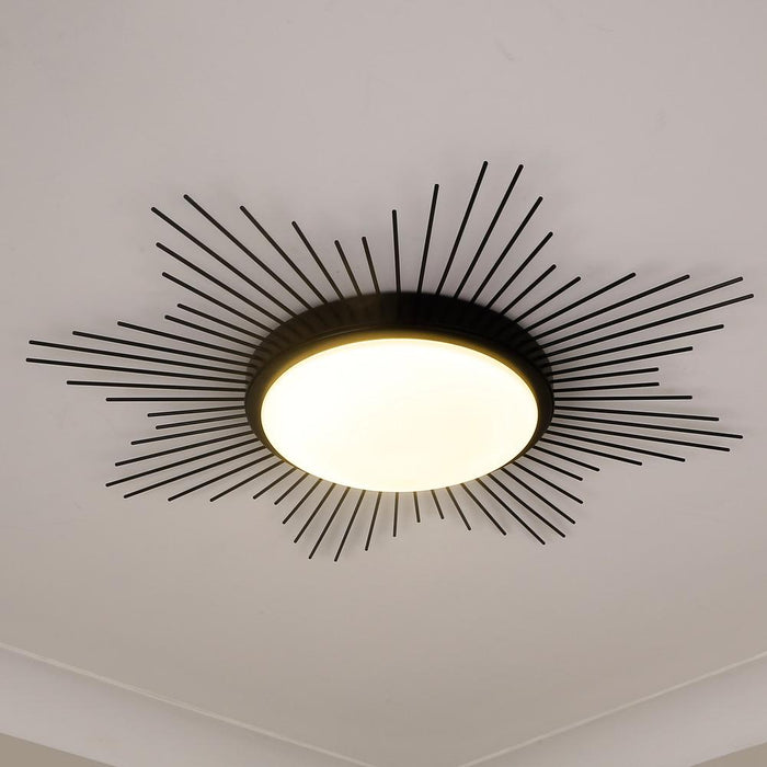 Golden 9126-FM24 BLK-OP LED Flush Mount, Matte Black