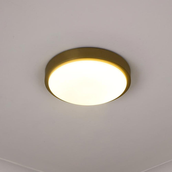 Golden 9128-FM10 BCB-OP LED Flush Mount, Brushed Champagne Bronze