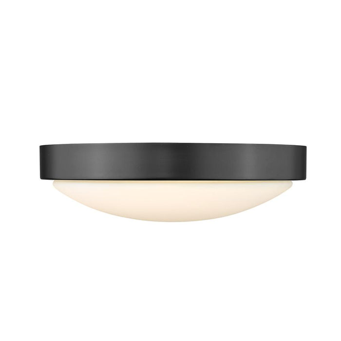 Golden 9128-FM10 BLK-OP LED Flush Mount, Matte Black
