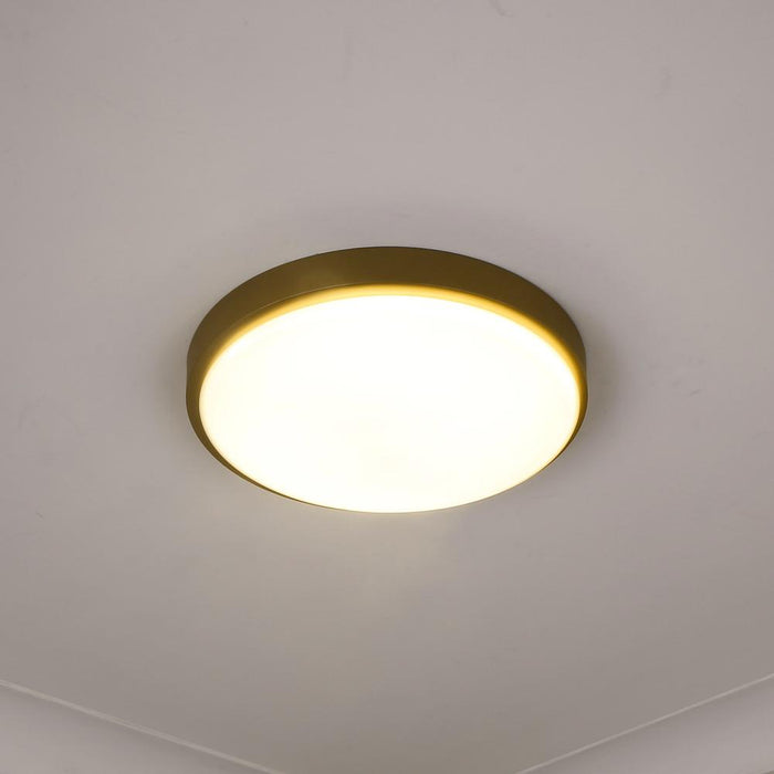 Golden 9128-FM13 BCB-OP LED Flush Mount, Brushed Champagne Bronze