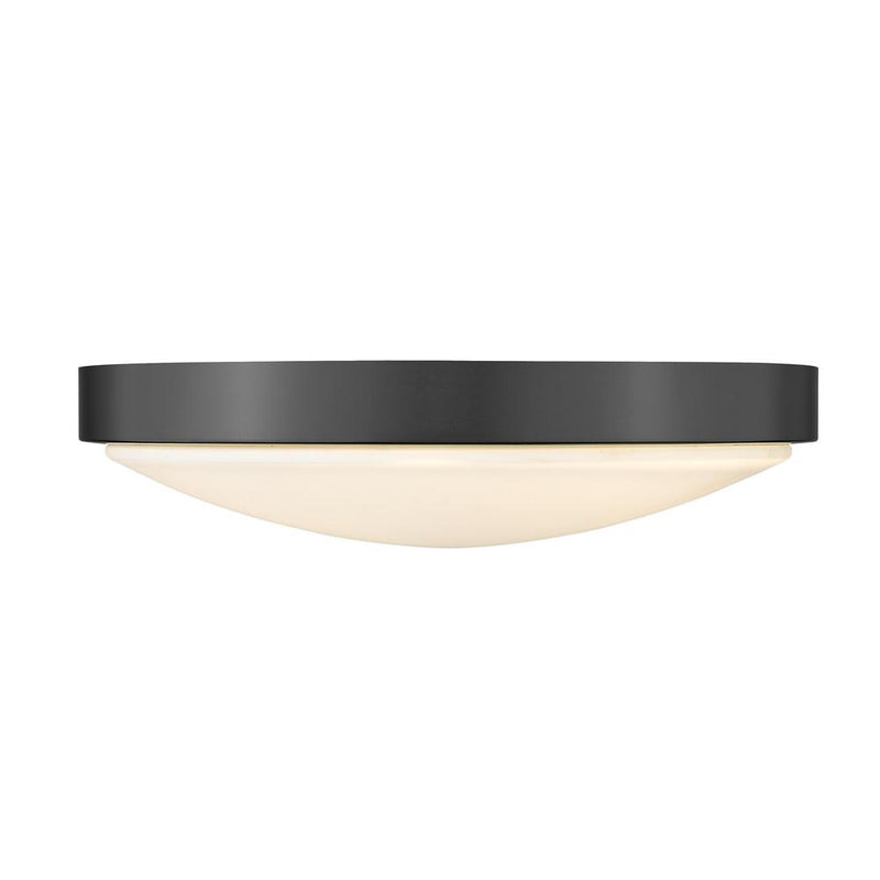 Golden 9128-FM13 BLK-OP LED Flush Mount, Matte Black