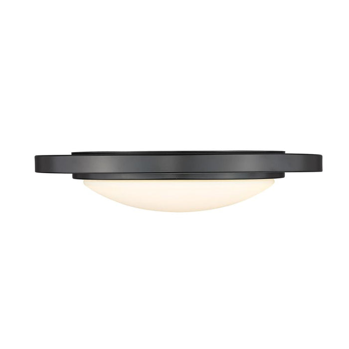 Golden 9130-FM14 BLK-OP LED Flush Mount, Matte Black