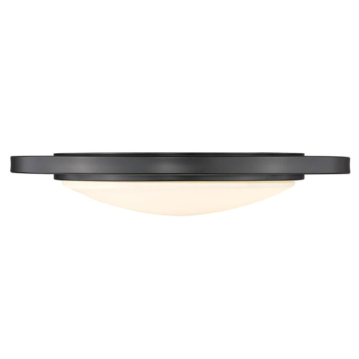 Golden 9130-FM17 BLK-OP LED Flush Mount, Matte Black