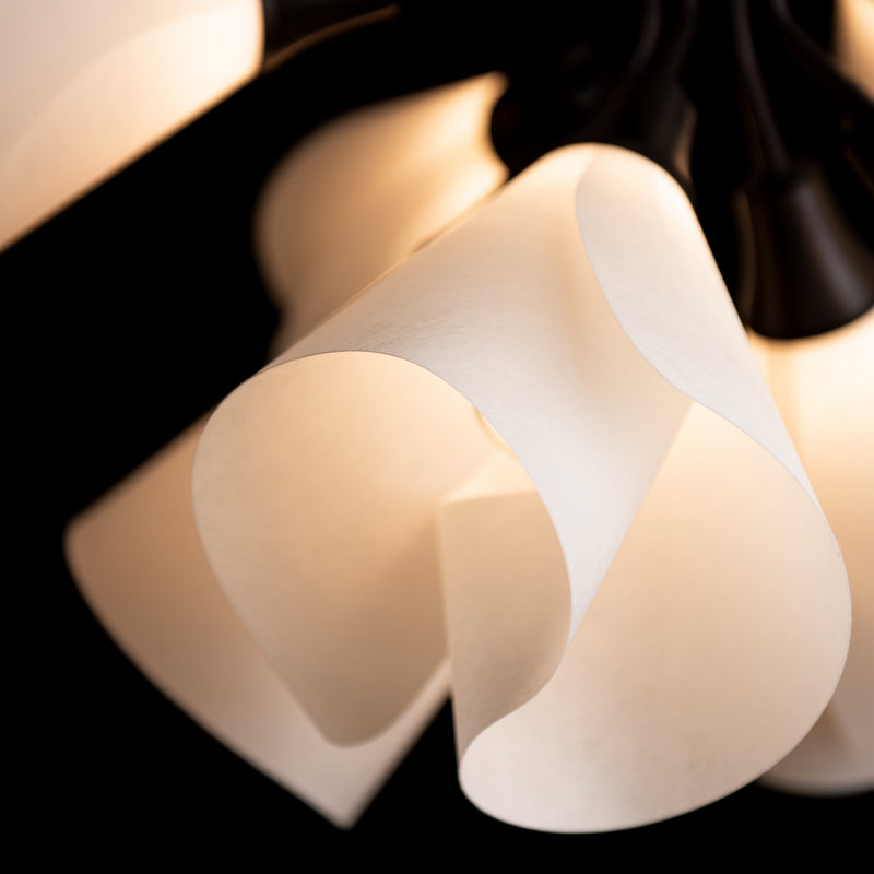 Hubbardton Forge 124362-SKT-10-SH1987 LED Semi-Flush Mount, Black