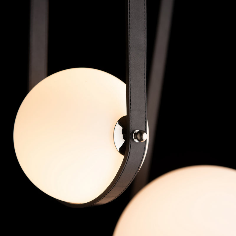 Hubbardton Forge 131046-LED-STND-10-24-LK-WB-GG0701 LED Pendant, Black