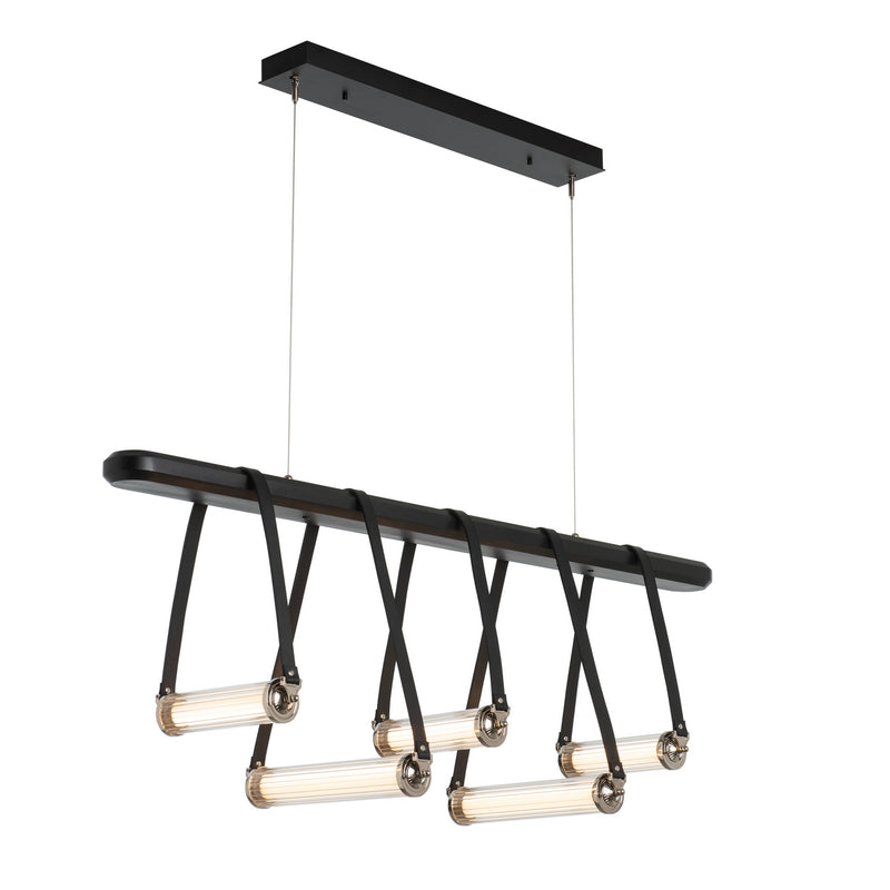 Hubbardton Forge 131053-LED-STND-10-24-LK-WB-ZM0704 LED Pendant, Black