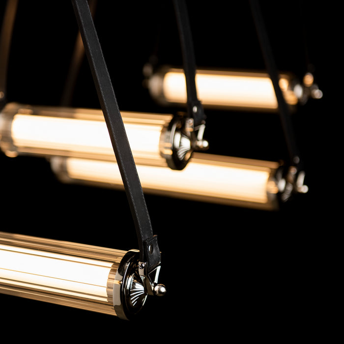 Hubbardton Forge 131053-LED-STND-10-24-LK-WB-ZM0704 LED Pendant, Black