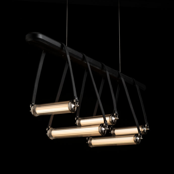 Hubbardton Forge 131053-LED-STND-10-24-LK-WB-ZM0704 LED Pendant, Black
