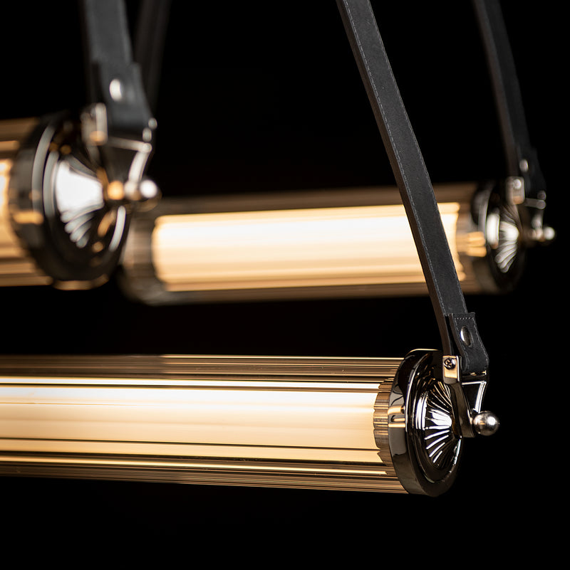 Hubbardton Forge 131053-LED-STND-10-24-LK-WB-ZM0704 LED Pendant, Black