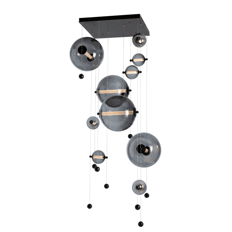 Hubbardton Forge 139051-LED-STND-10-YL0694 LED Pendant, Black
