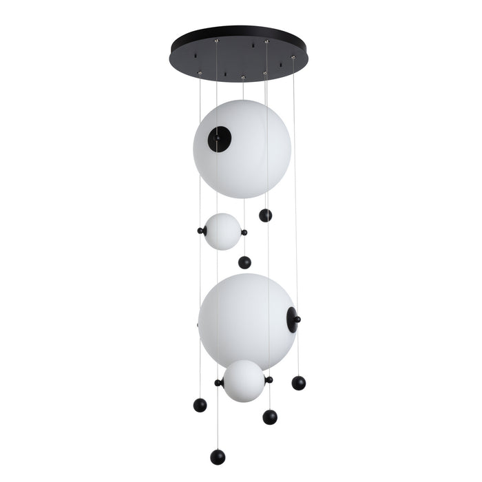 Hubbardton Forge 139052-LED-STND-10-GG0694 LED Pendant, Black