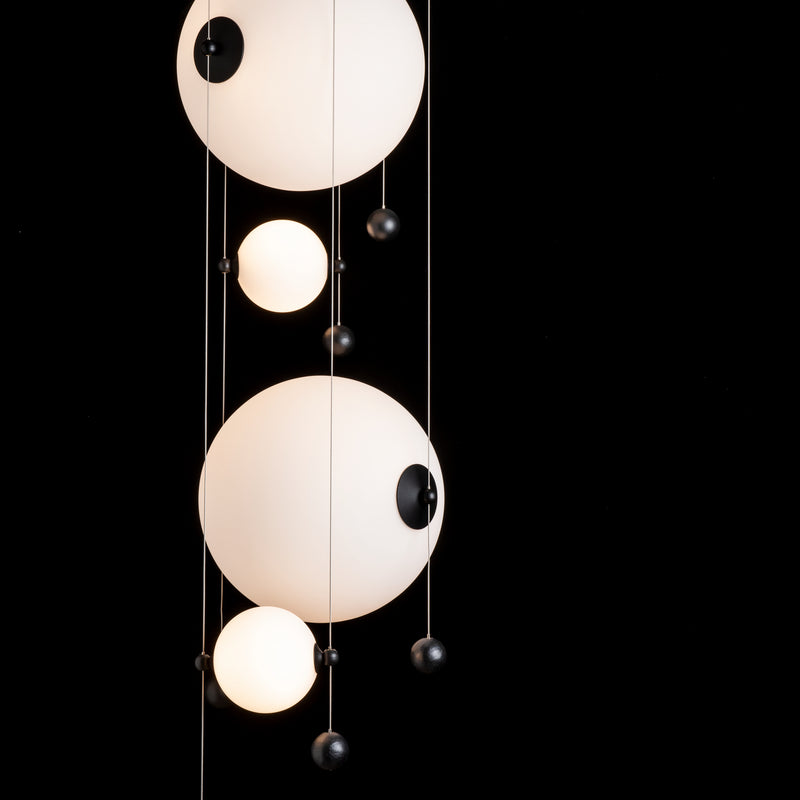 Hubbardton Forge 139052-LED-STND-10-GG0694 LED Pendant, Black