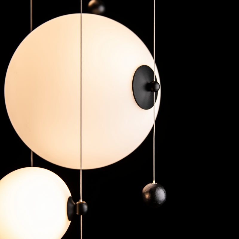 Hubbardton Forge 139052-LED-STND-10-GG0694 LED Pendant, Black