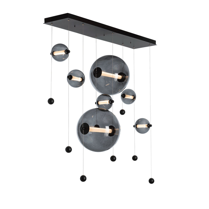 Hubbardton Forge 139054-LED-STND-10-YL0694 LED Pendant, Black