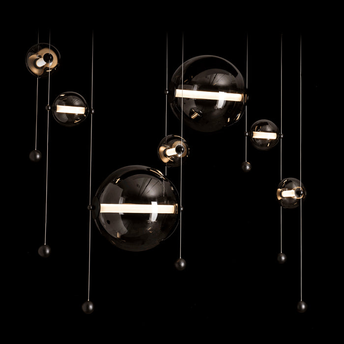 Hubbardton Forge 139054-LED-STND-10-YL0694 LED Pendant, Black