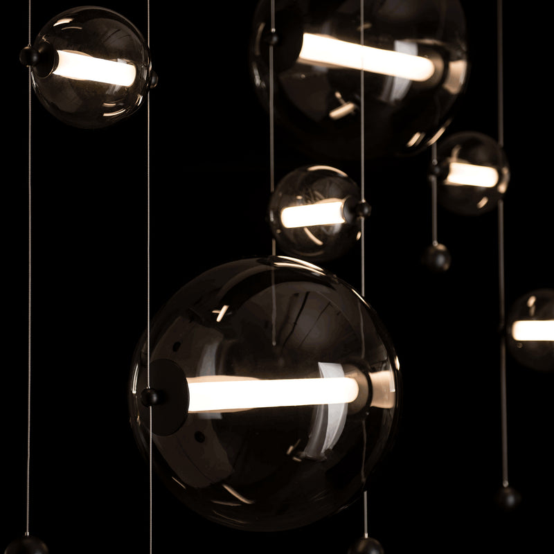 Hubbardton Forge 139054-LED-STND-10-YL0694 LED Pendant, Black