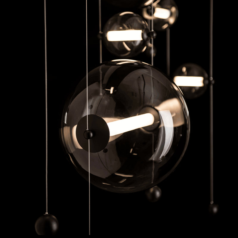 Hubbardton Forge 139054-LED-STND-10-YL0694 LED Pendant, Black