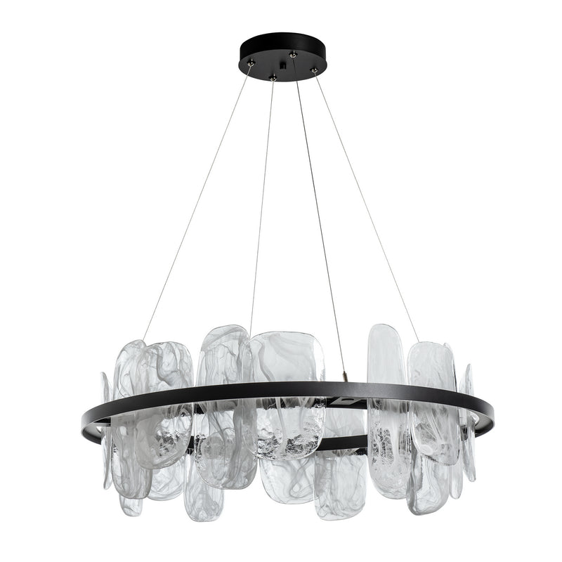 Hubbardton Forge 139660-LED-STND-10-YR0708 LED Pendant, Black