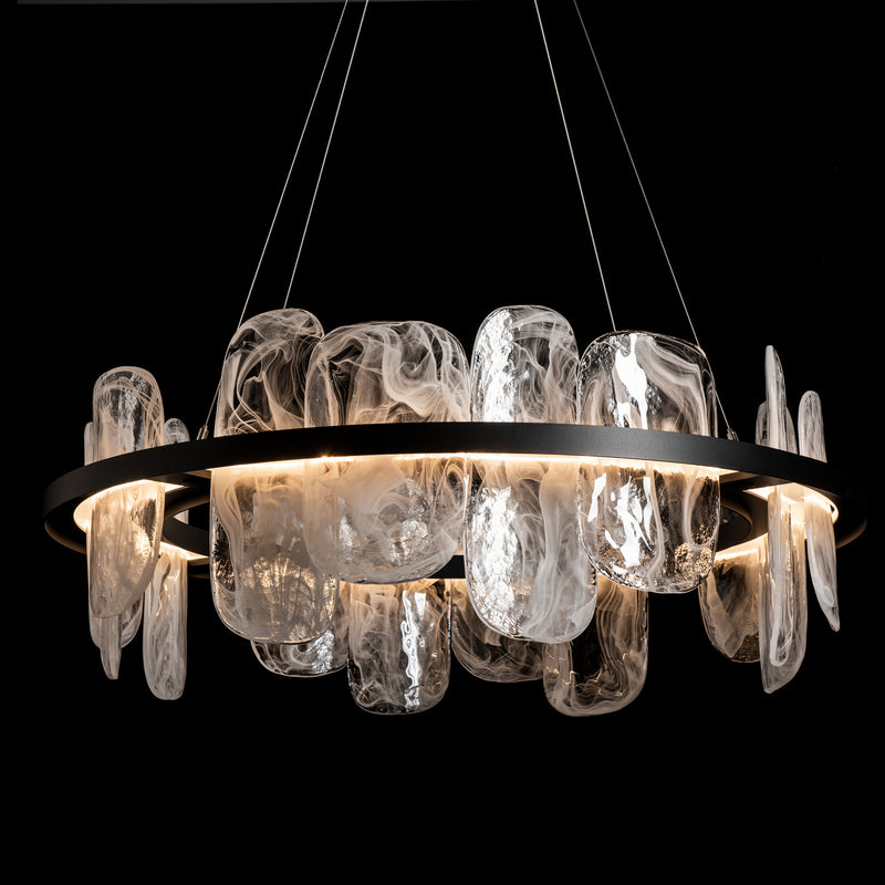 Hubbardton Forge 139660-LED-STND-10-YR0708 LED Pendant, Black