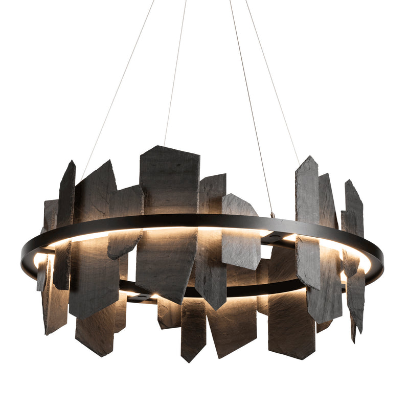 Hubbardton Forge 139665-LED-STND-10-SL LED Pendant, Black