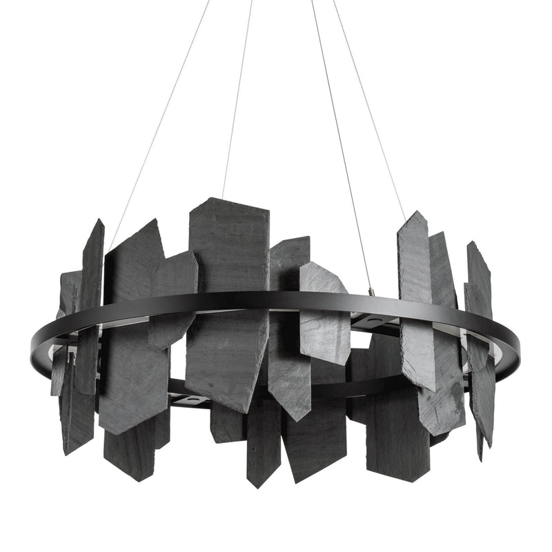 Hubbardton Forge 139665-LED-STND-10-SL LED Pendant, Black
