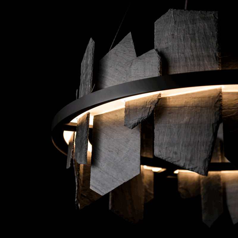 Hubbardton Forge 139665-LED-STND-10-SL LED Pendant, Black