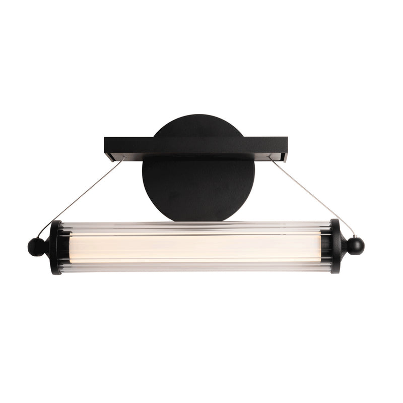 Hubbardton Forge 209105-LED-10-WB-ZM0691 LED Wall Sconce, Black