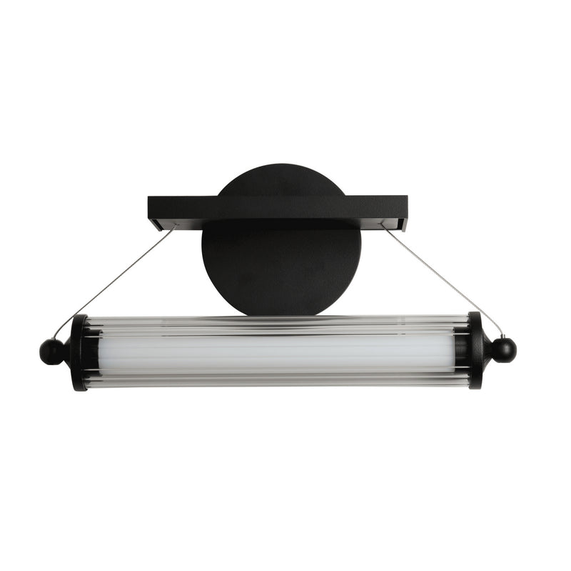 Hubbardton Forge 209105-LED-10-WB-ZM0691 LED Wall Sconce, Black