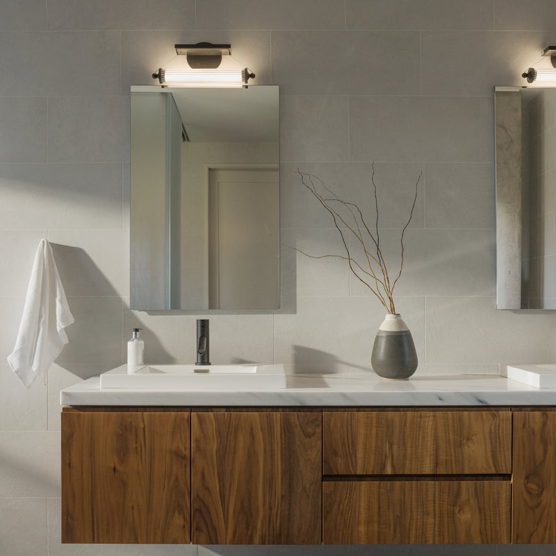 Hubbardton Forge 209105-LED-10-WB-ZM0691 LED Wall Sconce, Black