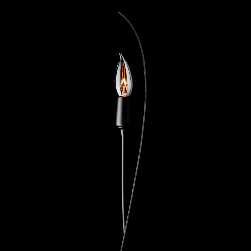 Hubbardton Forge 209120-SKT-10 One Light Wall Sconce, Black