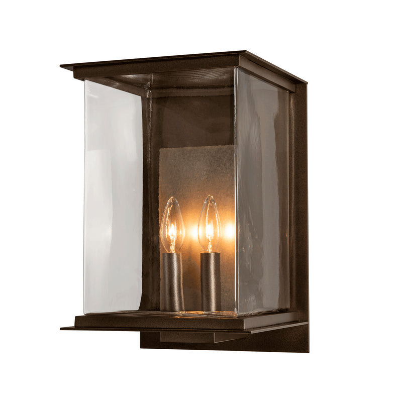 Hubbardton Forge 304842-SKT-75-83-ZM0084 Two Light Outdoor Wall Sconce, Coastal Bronze