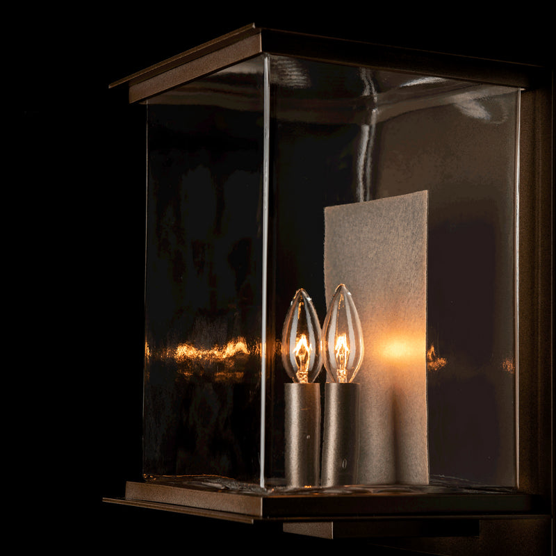 Hubbardton Forge 304842-SKT-75-83-ZM0084 Two Light Outdoor Wall Sconce, Coastal Bronze