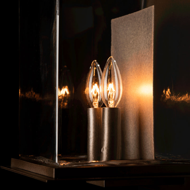 Hubbardton Forge 304842-SKT-75-83-ZM0084 Two Light Outdoor Wall Sconce, Coastal Bronze