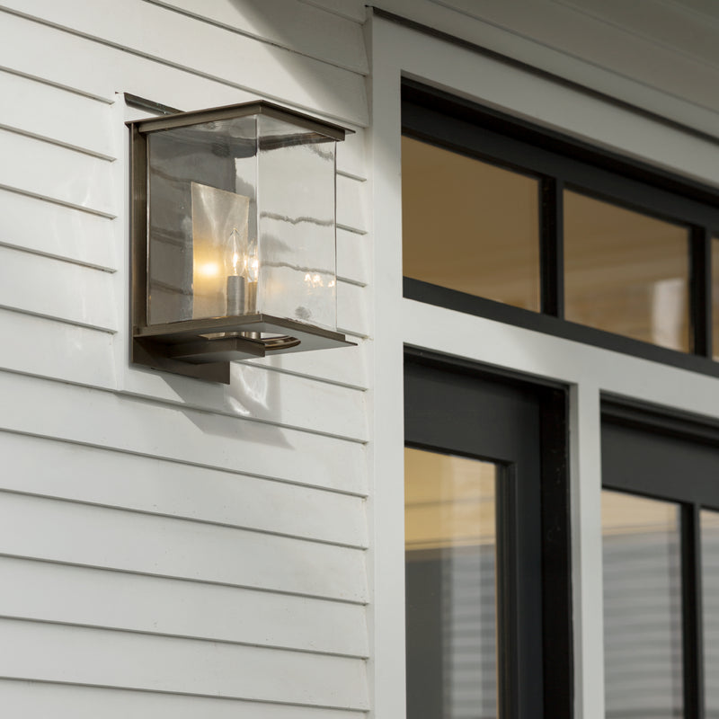 Hubbardton Forge 304842-SKT-75-83-ZM0084 Two Light Outdoor Wall Sconce, Coastal Bronze