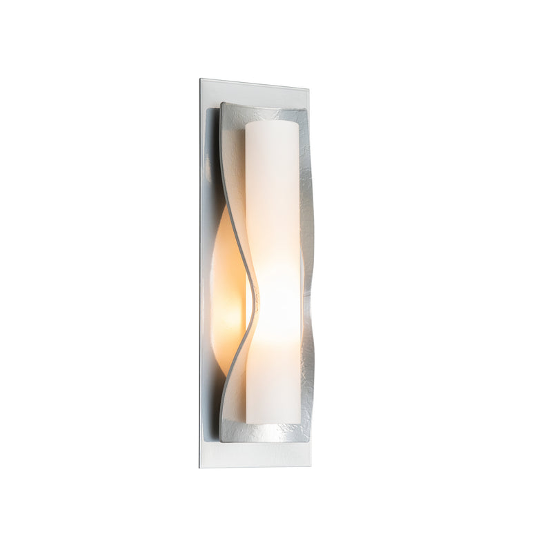 Hubbardton Forge 204790-SKT-85-GG0301 One Light Wall Sconce, Sterling
