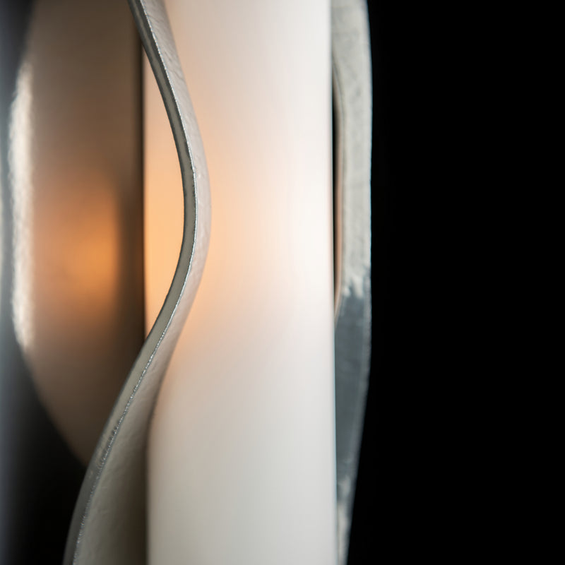 Hubbardton Forge 204790-SKT-85-GG0301 One Light Wall Sconce, Sterling