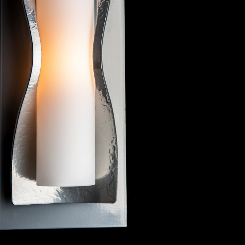 Hubbardton Forge 204790-SKT-85-GG0301 One Light Wall Sconce, Sterling