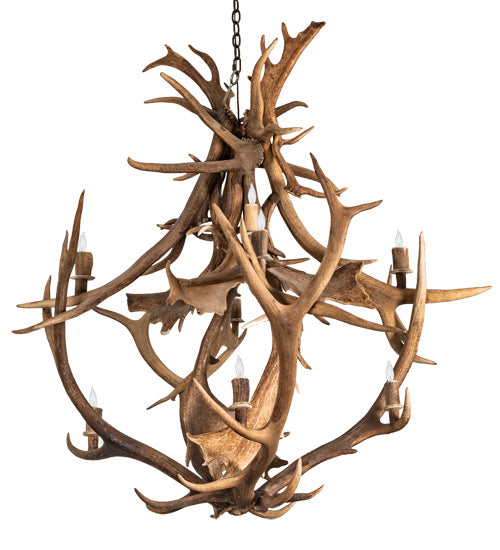 Meyda Tiffany 212275 Ten Light Chandelier, Mahogany Bronze