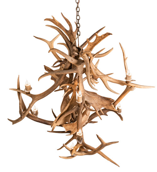 Meyda Tiffany 212275 Ten Light Chandelier, Mahogany Bronze