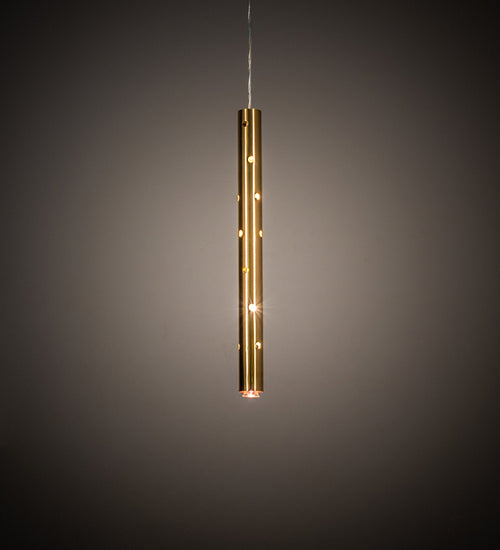 Meyda Tiffany 216637 LED Pendant, Polished Brass