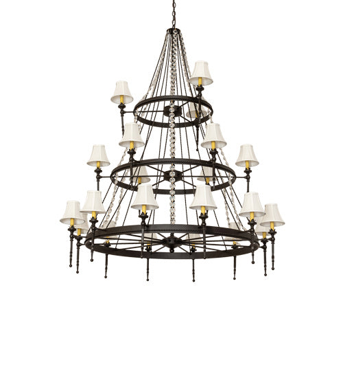 Meyda Tiffany 233662 21 Light Chandelier, Oil Rubbed Bronze