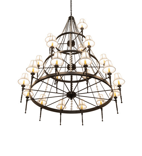 Meyda Tiffany 233662 21 Light Chandelier, Oil Rubbed Bronze