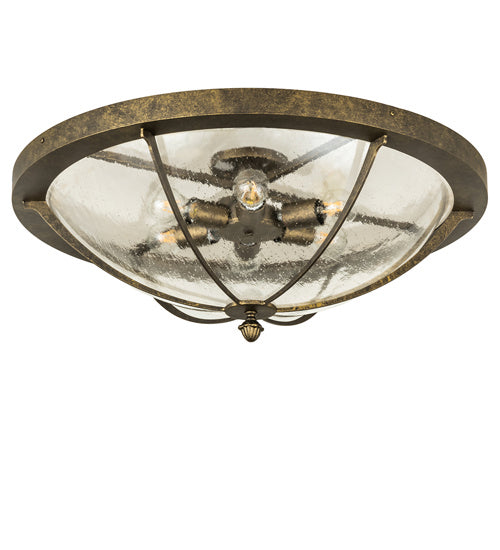 Meyda Tiffany 237956 LED Flushmount, Dark Smoke