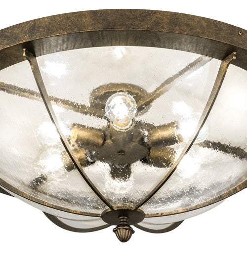 Meyda Tiffany 237956 LED Flushmount, Dark Smoke
