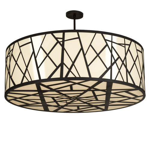 Meyda Tiffany 238911 Eight Light Pendant, Wrought Iron