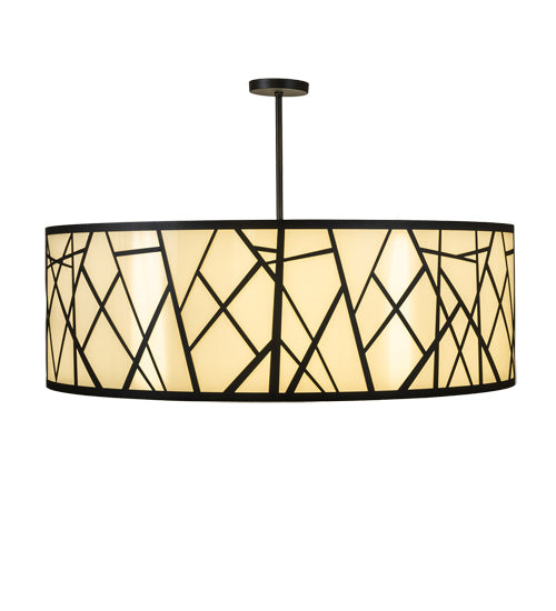 Meyda Tiffany 238911 Eight Light Pendant, Wrought Iron