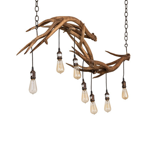Meyda Tiffany 238960 Eight Light Chandelier, Antique Copper